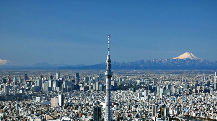 Панорама Токио и круиз по реке Сумида (English)