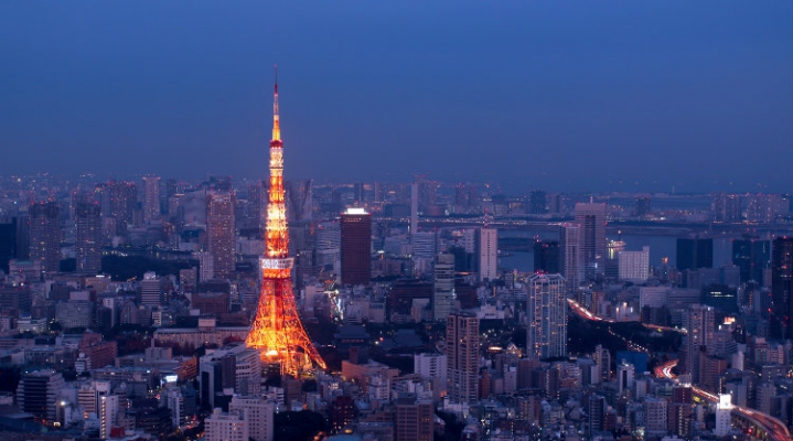 Панорама Токио и круиз по реке Сумида (English)